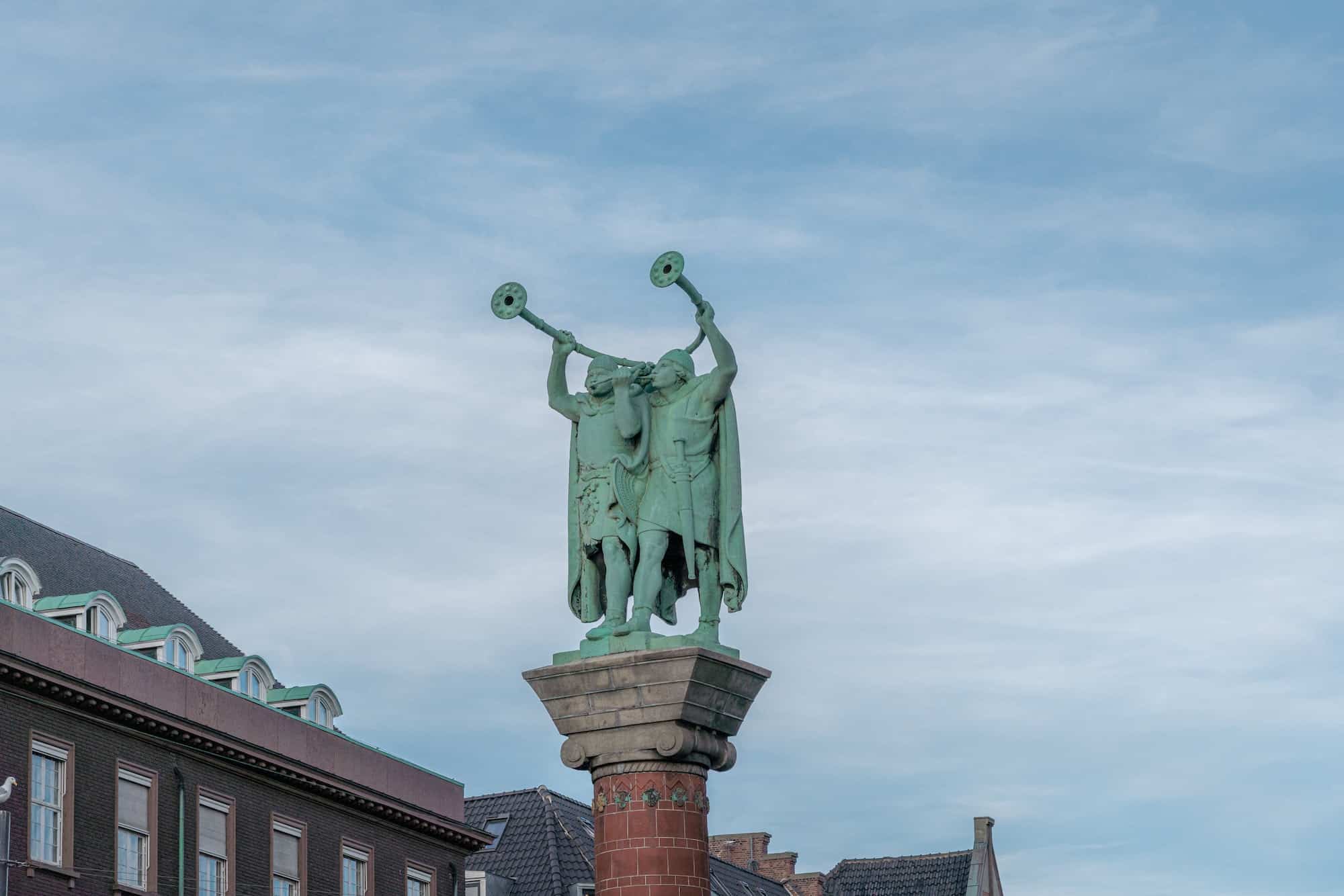 Lur Blowers Monument Column - Copenhagen, Denmark