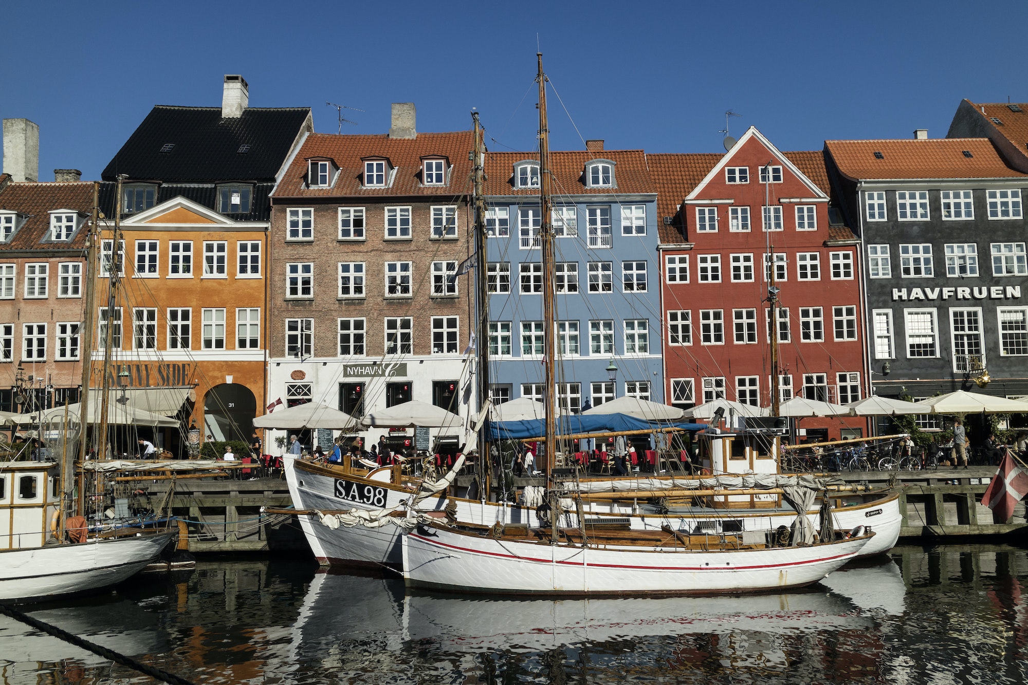 Nyhavn Canal in Copenhagen, Denmark