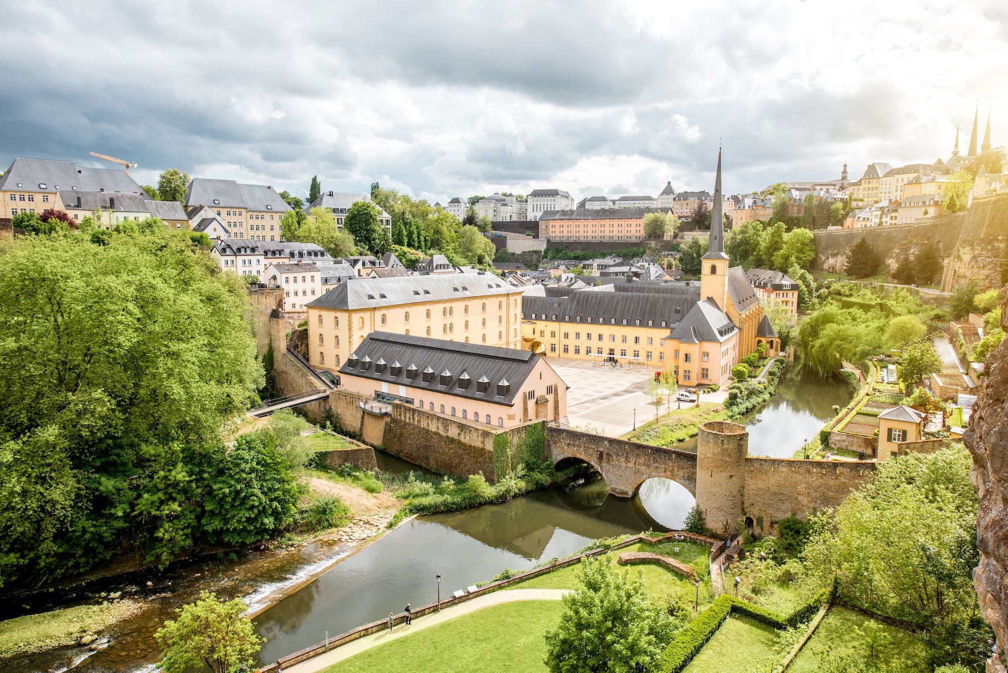 The old town of Luxembourg city