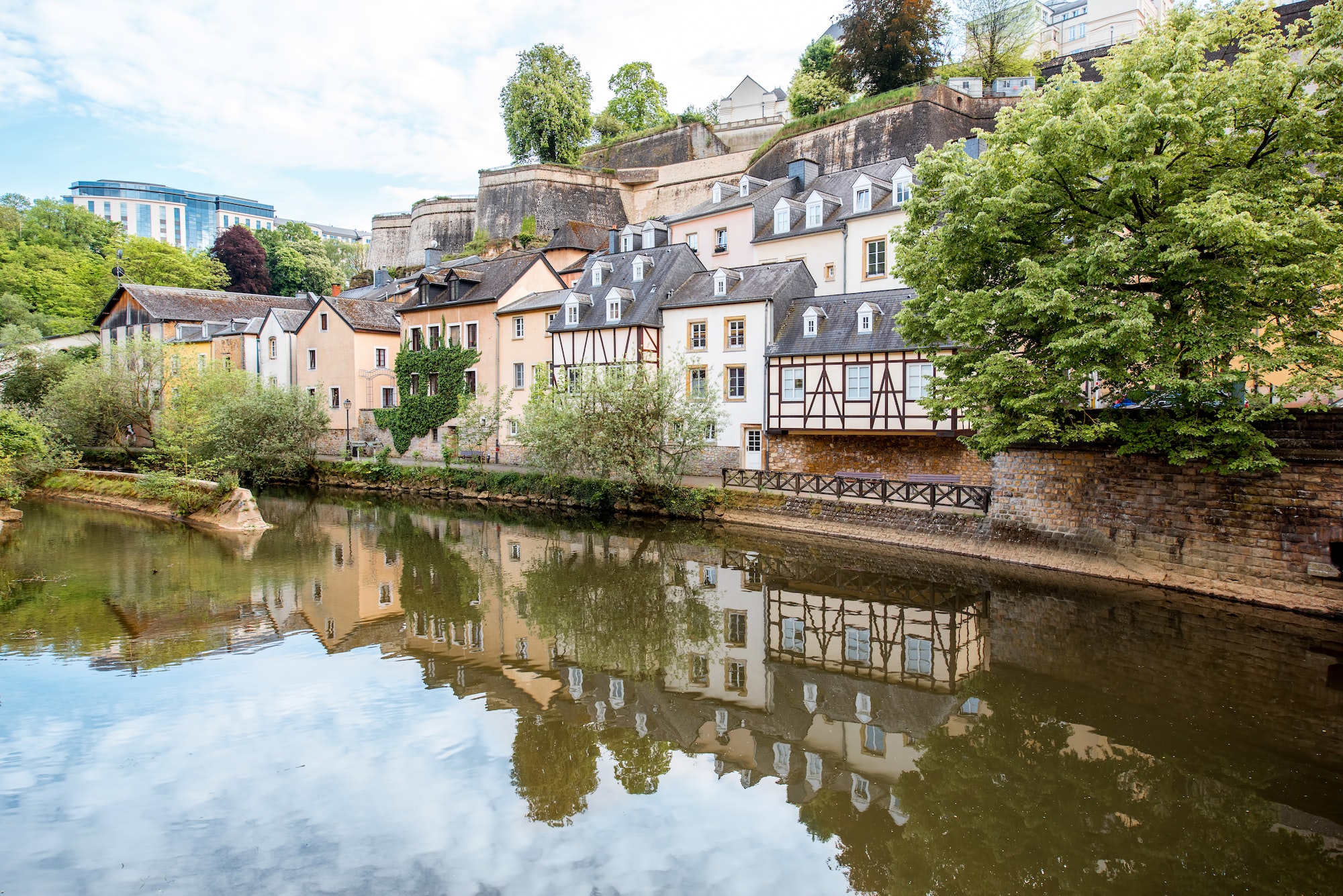 The old town of Luxembourg city